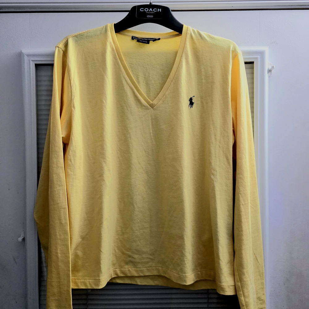 Ralph Lauren Sport Yellow Cotton Top